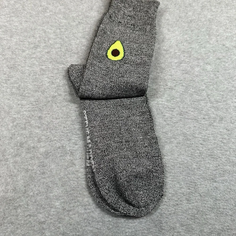 Steve Madden Socks Mens Size 10-13 Shoe‎ Size 6-12.5 Gray Avocado